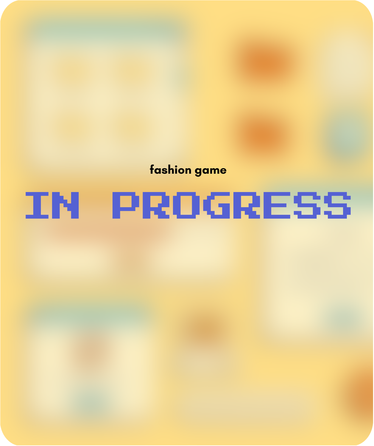 Fashion game in progress